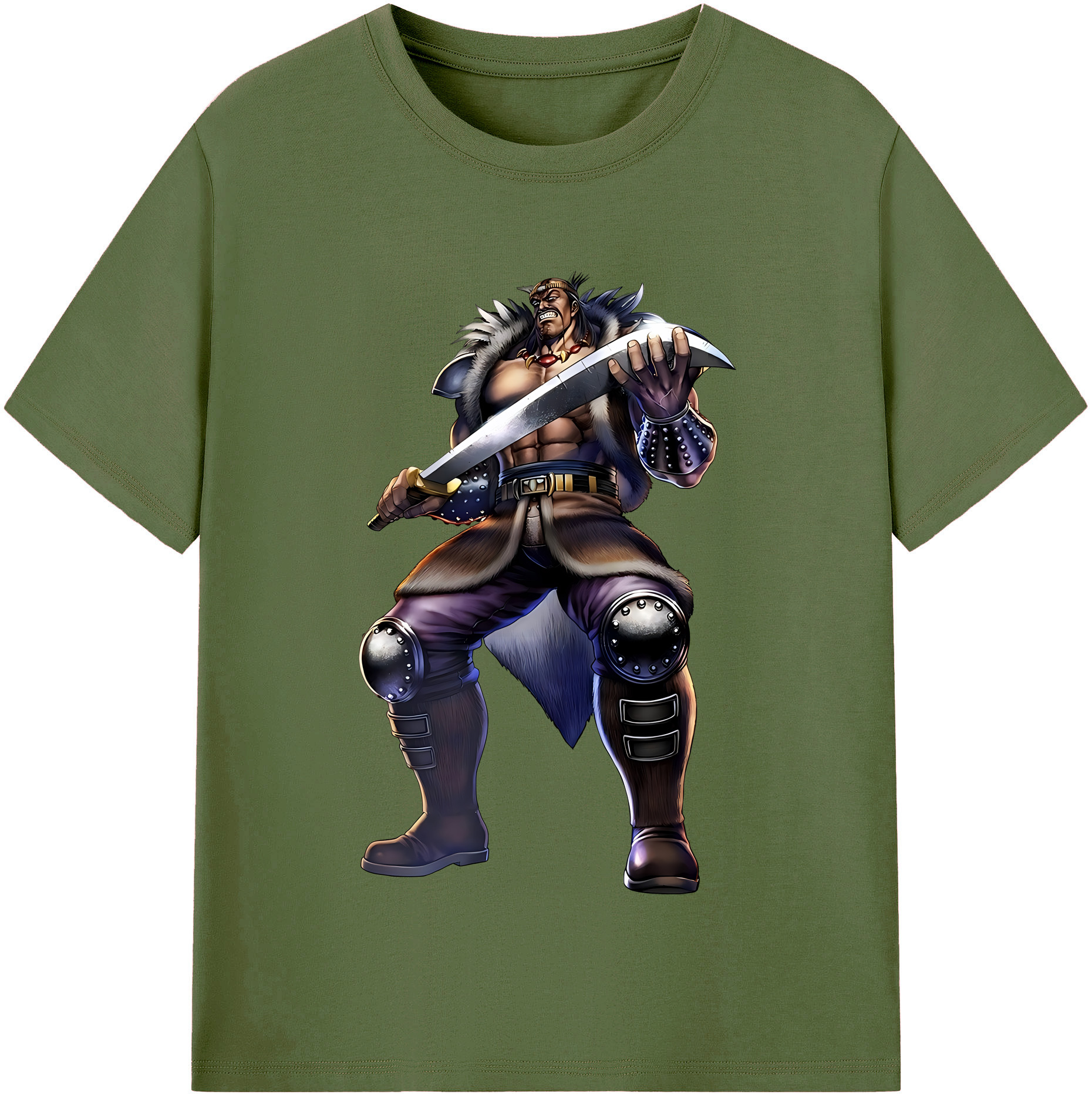 （画像用） 北斗の拳 Fist of the North Star 綿100％半袖Tシャツ（フロントプリント）